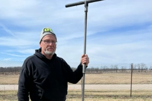 Hand auger tool used for soil boring